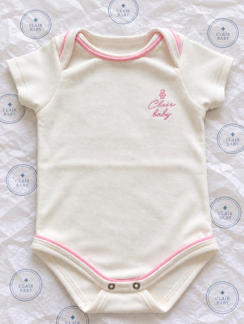 Body bicolor Clair Baby com detalhe bailarina